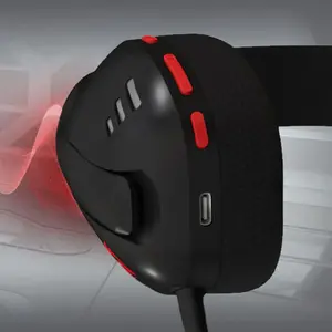 Redragon H848 IRE Wireless Gaming Headset Black Edition, Bluetooth Wireless Connectivity, 40mm Audio Drivers, Detachable Microphone Design, Lightweight Gaming Audio Headset