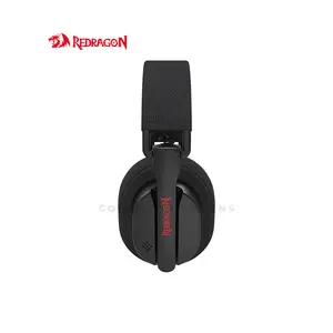 Redragon H888 LUCE Tri-Mode Wireless Gaming Headset, 7.1 Virtual Surround Sound, 40mm Audio Drivers, Bluetooth 5.3, 2.4GHz Wireless, Detachable Microphone