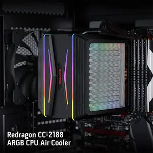 Redragon Hodur CC-2188 Dual Tower CPU Air Cooler, Dual Tower Heatsink Design, 6 Heat Pipes, High-Performance Air Cooling Solution, Optimized Thermal Dissipation for Gaming and Workstation PCs