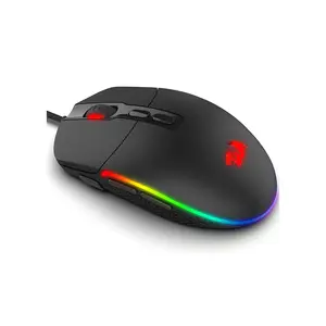 Redragon Invader M719 RGB Gaming Mouse, 10000 DPI Optical Sensor, Dedicated Fire Button Design, RGB Lighting Effects, Wired USB Connectivity, High-Performance FPS Gaming Mouse