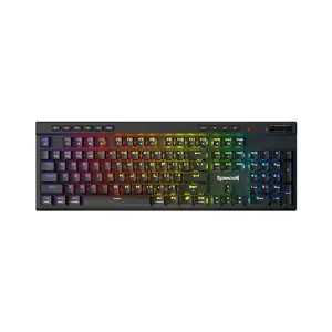 Redragon K580 VATA RGB Mechanical Gaming Keyboard Black Edition, Full-Size Layout, Wired USB Connectivity, Mechanical Switch Design, RGB Backlighting Effects, High-Performance Gaming Keyboard