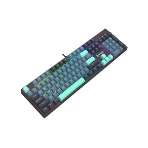 Redragon SURARA K582-RGB Mechanical Gaming Keyboard, Full-Size Layout, Wired USB Connectivity, Mechanical Switch Design, RGB Backlighting Effects, High-Performance Gaming Keyboard