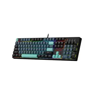 Redragon SURARA K582-RGB Mechanical Gaming Keyboard, Full-Size Layout, Wired USB Connectivity, Mechanical Switch Design, RGB Backlighting Effects, High-Performance Gaming Keyboard