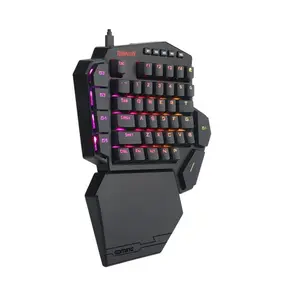 Redragon K585-KS DITI ELITE One-Handed RGB Mechanical Gaming Keyboard, Wired USB Connectivity, Programmable Keypad Design