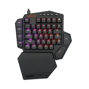 Redragon K585-KS DITI ELITE One-Handed RGB Mechanical Gaming Keyboard, Wired USB Connectivity, Programmable Keypad Design