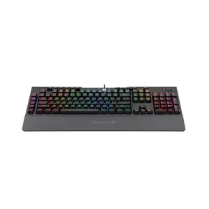 Redragon K586 BRAHMA RGB Mechanical Gaming Keyboard, Full-Size Layout, Wired USB Connectivity, Mechanical Switch Design, RGB Backlighting Effects, High-Performance Gaming Keyboard