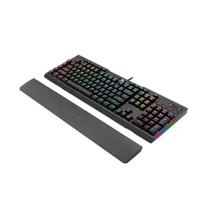 Redragon K586 BRAHMA RGB Mechanical Gaming Keyboard, Full-Size Layout, Wired USB Connectivity, Mechanical Switch Design, RGB Backlighting Effects, High-Performance Gaming Keyboard