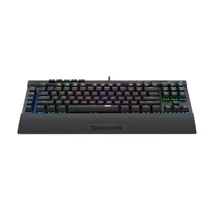 Redragon K587 MAGIC WAND PRO RGB Mechanical Gaming Keyboard, 87-Key Layout, Blue Mechanical Switches, RGB Backlighting Effects, Wired USB Connectivity, High-Performance Gaming Keyboard