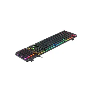 Redragon K589 SHRAPNEL RGB Mechanical Gaming Keyboard, 104-Key Full-Size Layout, Red Mechanical Switches, RGB Backlighting Effects, Anti-Ghosting Technology, Wired USB Gaming Keyboard
