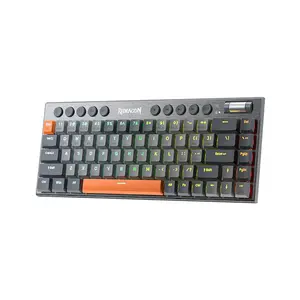Redragon K609-GG-RGB PRO HORUS 65% Mechanical Gaming Keyboard, Wireless Connectivity, Compact Layout, Hot-Swappable Design