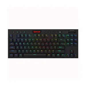 Redragon K621 HORUS TKL RGB Wireless Mechanical Gaming Keyboard, Tenkeyless Layout, Low Profile Design, Black Edition