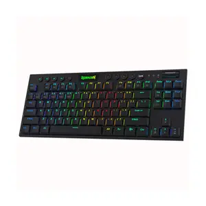 Redragon K621 HORUS TKL RGB Wireless Mechanical Gaming Keyboard, Tenkeyless Layout, Low Profile Design, Black Edition