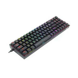 Redragon K628 POLLUX RGB Mechanical Gaming Keyboard Black Edition, 75% Compact Layout, Wired USB Connectivity, Mechanical Switch Design, RGB Backlighting Effects, High-Performance Gaming Keyboard