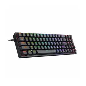 Redragon K628 POLLUX RGB Mechanical Gaming Keyboard Black Edition, 75% Compact Layout, Wired USB Connectivity, Mechanical Switch Design, RGB Backlighting Effects, High-Performance Gaming Keyboard