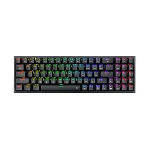Redragon POLLUX Pro K628 CTB RGB Mechanical Gaming Keyboard Black Edition, 75% Compact Layout, Tri-Mode Wireless Connectivity, Mechanical Switch Design, RGB Backlighting Effects, Premium Gaming Keyboard