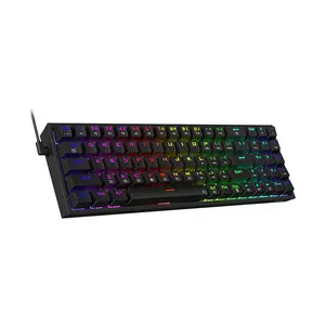 Redragon POLLUX Pro K628 CTB RGB Mechanical Gaming Keyboard Black Edition, 75% Compact Layout, Tri-Mode Wireless Connectivity, Mechanical Switch Design, RGB Backlighting Effects, Premium Gaming Keyboard