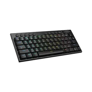 Redragon K632 HORUS PRO 60% RGB Mechanical Gaming Keyboard, Tri-Mode Wireless Connectivity, Compact Layout
