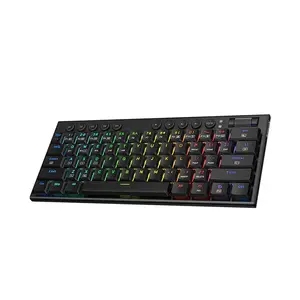 Redragon K632 HORUS PRO 60% RGB Mechanical Gaming Keyboard, Tri-Mode Wireless Connectivity, Compact Layout