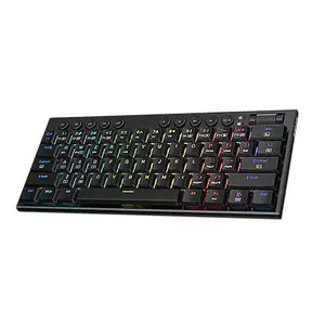 Redragon K632 RGB Mechanical Gaming Keyboard Black Edition, 60% Compact Layout, Wired USB Connectivity, Mechanical Switch Design, RGB Backlighting Effects, Space-Saving Gaming Keyboard