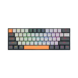 Redragon K644 SE CARAXES PRO RGB Mechanical Gaming Keyboard, 65% Compact Layout, Tri-Mode Wireless Connectivity, Mechanical Switch Design, RGB Backlighting Effects, High-Performance Wireless Gaming Keyboard