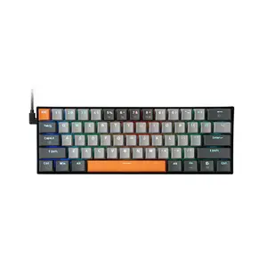 Redragon K644 SE CARAXES RGB Mechanical Gaming Keyboard, 65% Compact Layout, Wired USB Connectivity, Mechanical Switch Design, RGB Backlighting Effects, High-Performance Gaming Keyboard