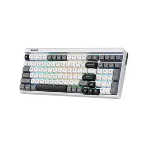 Redragon K656 GAREN PRO WB RGB Mechanical Gaming Keyboard, 100-Key Compact Layout, Tri-Mode Wireless Connectivity, Mint Mambo Mechanical Switches, RGB Backlighting Effects, Premium Gaming Keyboard