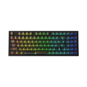 Redragon K658 IRELIA PRO RGB Mechanical Gaming Keyboard Black Edition, Wired USB and Bluetooth Connectivity, Mechanical Switch Design, RGB Backlighting Effects, High-Performance Gaming Keyboard