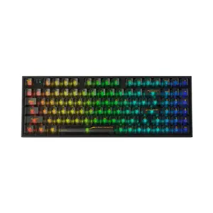 Redragon K658 IRELIA PRO RGB Mechanical Gaming Keyboard Black Edition, Wired USB and Bluetooth Connectivity, Mechanical Switch Design, RGB Backlighting Effects, High-Performance Gaming Keyboard
