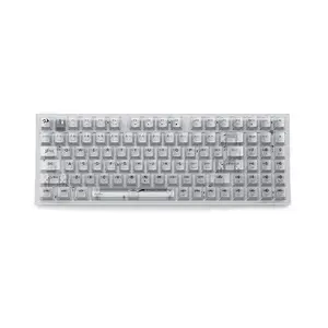 Redragon K658W IRELIA PRO RGB Mechanical Gaming Keyboard, Wired USB & Bluetooth Connectivity, White Edition