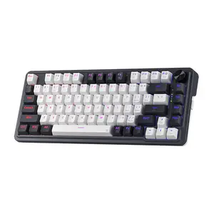 Redragon K673 WB UCAL PRO RGB Mechanical Gaming Keyboard, 75% Compact Layout, Tri-Mode Wireless Connectivity, Mechanical Switch Design, RGB Backlighting Effects, High-Performance Wireless Gaming Keyboard
