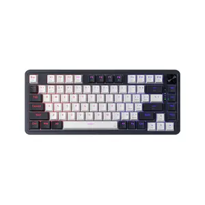 Redragon K673 WB UCAL PRO RGB Mechanical Gaming Keyboard, 75% Compact Layout, Tri-Mode Wireless Connectivity, Mechanical Switch Design, RGB Backlighting Effects, High-Performance Wireless Gaming Keyboard