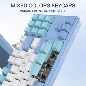 Redragon K707 SP STAR BLADE TKL RGB Mechanical Gaming Keyboard, Tenkeyless Layout, Wired Connectivity, RGB Backlighting