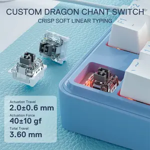 Redragon K707 SP STAR BLADE TKL RGB Mechanical Gaming Keyboard, Tenkeyless Layout, Wired Connectivity, RGB Backlighting