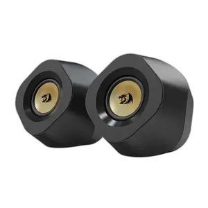 Redragon GS-590 Kaidas Pro Gaming Speakers, 2.0 Channel Stereo Audio System, Bluetooth Wireless Connectivity, RGB Lighting Effects, Desktop Gaming Speaker Set
