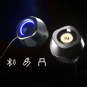 Redragon GS-590 Kaidas Pro Gaming Speakers, 2.0 Channel Stereo Audio System, Bluetooth Wireless Connectivity, RGB Lighting Effects, Desktop Gaming Speaker Set
