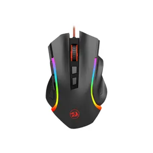 Redragon Griffin M607 RGB Wired Gaming Mouse, High-Precision Optical Sensor, Ergonomic Gaming Design, RGB Lighting Effects, Wired USB Connectivity, Precision Performance Gaming Mouse