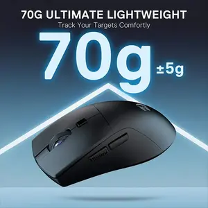Redragon AZZMACH M618-Lite Wireless Gaming Mouse, 10000 DPI Optical Sensor, Ergonomic Vertical Design, Wireless Connectivity, Comfortable Wrist-Friendly Gaming and Productivity Mouse