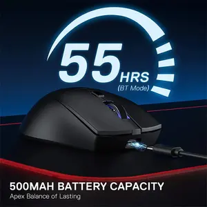 Redragon AZZMACH M618-Lite Wireless Gaming Mouse, 10000 DPI Optical Sensor, Ergonomic Vertical Design, Wireless Connectivity, Comfortable Wrist-Friendly Gaming and Productivity Mouse