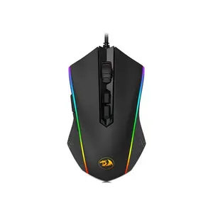 Redragon Memeanlion Chroma M710 RGB Gaming Mouse, 5000 DPI Optical Sensor, Ergonomic Gaming Design, RGB Lighting Effects, Wired USB Connectivity, Precision Gaming Mouse