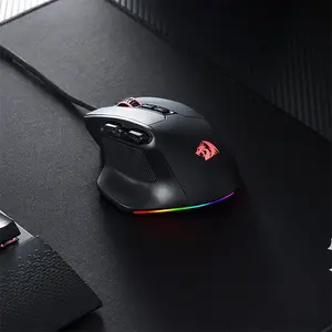 Redragon Bullseye M806 RGB Gaming Mouse, 12400 DPI Optical Sensor, Ergonomic Gaming Design, RGB Lighting Effects, Wired USB Connectivity, Precision Performance Gaming Mouse