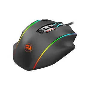 Redragon Perdition 2 M901-K-2 Wired Gaming Mouse, MMO Programmable Multi-Button Design, Ergonomic Gaming Shape, RGB Lighting Effects, Wired USB Connectivity, High-Performance MMO and MOBA Gaming Mouse