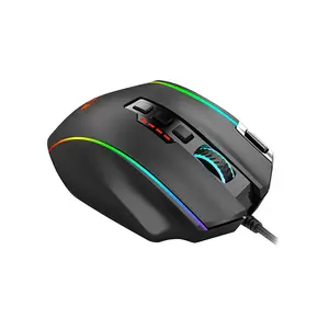 Redragon Perdition 2 M901-K-2 Wired Gaming Mouse, MMO Programmable Multi-Button Design, Ergonomic Gaming Shape, RGB Lighting Effects, Wired USB Connectivity, High-Performance MMO and MOBA Gaming Mouse