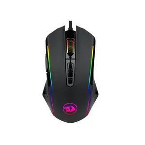 Redragon Ranger Chroma M910 RGB Gaming Mouse, 12400 DPI Optical Sensor, Ergonomic Gaming Design, RGB Lighting Effects, Wired USB Connectivity, Precision Gaming Mouse