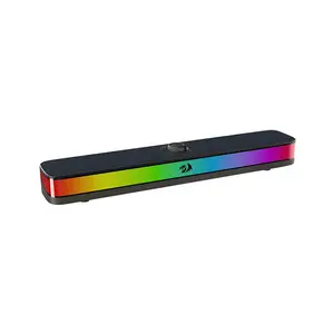 Redragon GS515 Neo Gaming Soundbar Speaker, 2.0 Channel Stereo Audio, Bluetooth Wireless Connectivity, RGB Lighting