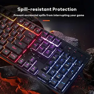 Redragon K521 NETHERBANE RGB Membrane Gaming Keyboard, Full-Size Layout Design, Wired USB Connectivity, RGB Backlighting Effects, Dedicated Gaming Controls, High-Performance Membrane Gaming Keyboard
