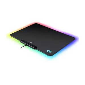 Redragon P009-RGB EPIUS RGB LED Gaming Mouse Pad, RGB LED Edge Lighting Effects, Smooth Precision Tracking Surface, Anti-Slip Rubber Base Design, Gaming Mouse Mat