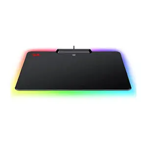 Redragon P009-RGB EPIUS RGB LED Gaming Mouse Pad, RGB LED Edge Lighting Effects, Smooth Precision Tracking Surface, Anti-Slip Rubber Base Design, Gaming Mouse Mat