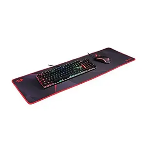 Redragon P015 AQUARIUS XXL Extended Gaming Mouse Pad, Extra-Large Surface Design, Smooth Precision Tracking Surface, Anti-Slip Rubber Base, XXL Gaming Desk Mat for Keyboard and Mouse Setup