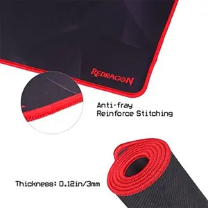 Redragon P015 AQUARIUS XXL Extended Gaming Mouse Pad, Extra-Large Surface Design, Smooth Precision Tracking Surface, Anti-Slip Rubber Base, XXL Gaming Desk Mat for Keyboard and Mouse Setup
