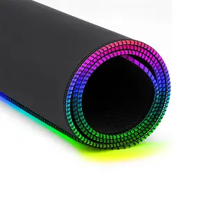 Redragon P026 PLUTO RGB Gaming Mouse Pad, Smooth Precision Tracking Surface, RGB Edge Lighting Effects, Anti-Slip Rubber Base Design, Gaming Mouse Pad for Competitive Gaming
